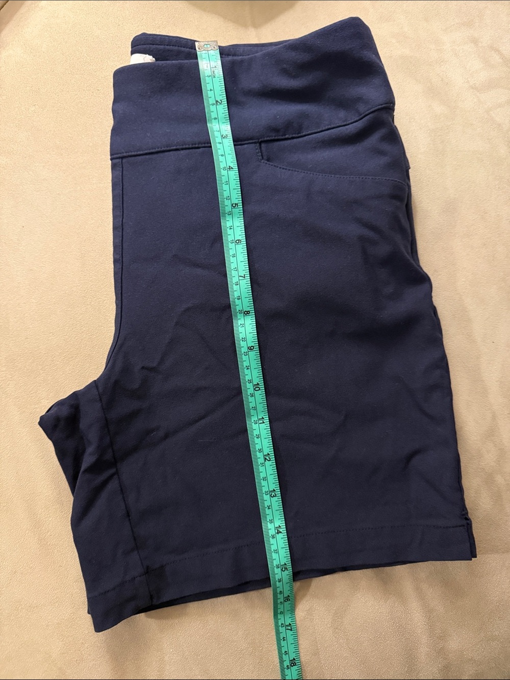 NWT Lady Hagen Golf Women's 7" Tummy Control Active Shorts Navy Blue size Medium